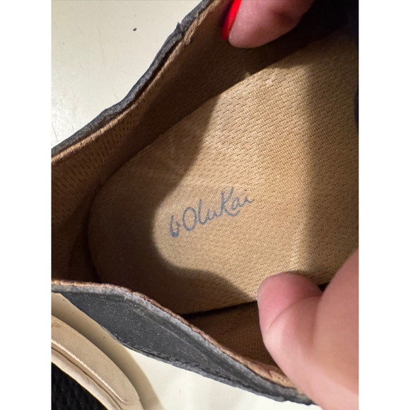 OluKai Women’s Pehuea Slip-On Convertible Mule Black Casual Mesh Shoes Size 8.5‌ - Picture 7 of 8